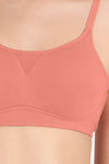 Amante All Day Elegance Double Layered Non Wired Full Coverage Super Support Bra - Canyon Clay — thumbnail 4