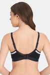 Amante All Day Active Bra - Black With Eventide — thumbnail 2