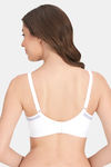 Amante All Day Active Bra - White With Eventide — thumbnail 2