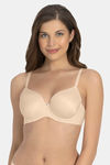 Amante Padded Wired Full Coverage T-Shirt Bra - Almond — thumbnail 1