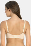 Amante Padded Non Wired Full Coverage T-Shirt Bra - Almond — thumbnail 3