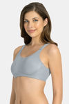 Amante Lightly Lined Non Wired Full Coverage Super Support Bra - Soft Gray — thumbnail 2