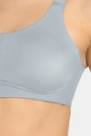 Amante Lightly Lined Non Wired Full Coverage Super Support Bra - Soft Gray — thumbnail 4