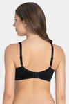 Amante Lightly Lined Non Wired Full Coverage Super Support Bra - Black — thumbnail 3