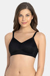 Amante Lightly Lined Non Wired Full Coverage Minimiser Bra - Black — thumbnail 1