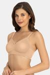Amante Lightly Lined Non Wired Full Coverage Minimiser Bra - Sandalwood — thumbnail 2