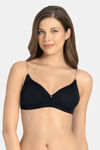 Amante Classic Backless Padded Non Wired Full Coverage Bra - Black — thumbnail 2