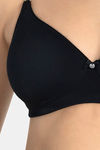 Amante Classic Backless Padded Non Wired Full Coverage Bra - Black — thumbnail 4