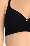 Amante All Day Smooth Padded Non Wired Full Coverage T-Shirt Bra - Black — thumbnail 4
