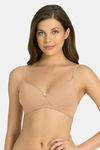 Amante All Day Smooth Padded Non Wired Full Coverage T-Shirt Bra - Sandalwood — thumbnail 1
