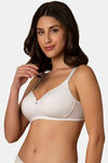 Amante Padded Non Wired Full Coverage T-Shirt Bra - White — thumbnail 2