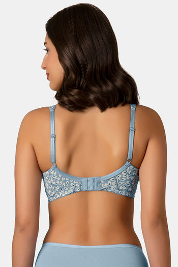 Amante Padded Non Wired Full Coverage T-Shirt Bra - White — image 3