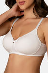 Amante Padded Non Wired Full Coverage T-Shirt Bra - White — thumbnail 4