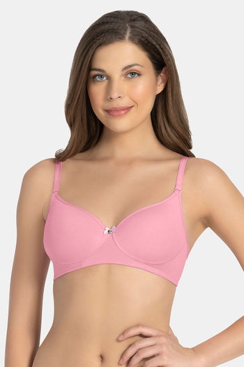 Buy Amante All Day Smooth Padded Non Wired Full Coverage T-Shirt Bra - Wild Rose