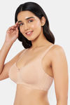 Amante Double Layered Non Wired Full Coverage Super Support Bra - Hazelnut — thumbnail 3
