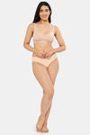 Amante Double Layered Non Wired Full Coverage Super Support Bra - Hazelnut — thumbnail 5
