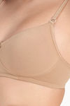 Amante All Day Comfort Double Layered Non Wired Full Coverage Super Support Bra - Sandalwood — thumbnail 4