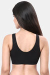 Amante Double Layered Non Wired Full Coverage Cami Bras Bra - Black — thumbnail 2