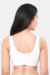Amante Double Layered Non Wired Full Coverage Cami Bras Bra - White — thumbnail 2