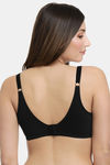Amante Padded Wired Full Coverage T-Shirt Bra - Black — thumbnail 3
