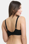 Amante Double Layered Wired Full Coverage Super Support Bra - Black — thumbnail 3