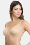 Amante Double Layered Wired Full Coverage Super Support Bra - Sandalwood — thumbnail 2
