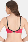 Amante Smooth Dreams Padded Non Wired Full Coverage T-Shirt Bra - Cerise — thumbnail 2