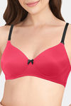 Amante Smooth Dreams Padded Non Wired Full Coverage T-Shirt Bra - Cerise — thumbnail 4
