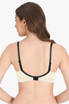 Amante Smooth Dreams Padded Non Wired Full Coverage T-Shirt Bra - Whitesmoke — thumbnail 2