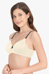 Amante Smooth Dreams Padded Non Wired Full Coverage T-Shirt Bra - Whitesmoke — thumbnail 3