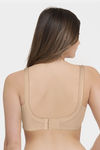 Amante Magic Support Single Layered Non Wired Full Coverage Lace Bra - Sandalwood — thumbnail 2
