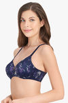 Amante Smooth Charm Padded Non Wired Full Coverage T-Shirt Bra - Hydrangea Print — thumbnail 2