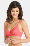 Amante Smooth Romance Padded Wired Full Coverage T-Shirt Bra - Rouge Red — thumbnail 2