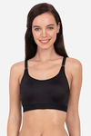Amante Chic Lace Racerback Bralette - Black — thumbnail 1