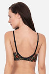 Amante Padded Non Wired Full Coverage T-Shirt Bra - Black — thumbnail 3
