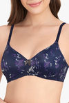 Amante Smooth Charm Padded Non Wired Full Coverage T-Shirt Bra - Hydrangea Floral Print — thumbnail 4