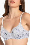 Amante Padded Non Wired Full Coverage T-Shirt Bra - Lilac Hint Pr — thumbnail 4