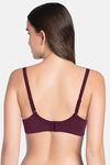 Amante Padded Wired Full Coverage T-Shirt Bra - Purple Potion — thumbnail 3