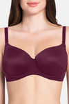 Amante Padded Wired Full Coverage T-Shirt Bra - Purple Potion — thumbnail 4