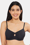 Amante Padded Wired Full Coverage T-Shirt Bra - Black — thumbnail 1