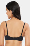 Amante Padded Wired Full Coverage T-Shirt Bra - Black — thumbnail 2