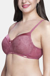 Amante Padded Non Wired Full Coverage Lace Bra - Malaga — thumbnail 4
