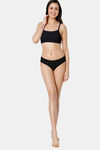 Amante Double Layered Non Wired Full Coverage Cami Bra - Black — thumbnail 4