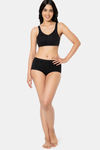 Amante Double Layered Non Wired Full Coverage Support Bra - Black — thumbnail 5