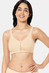 Amante Double Layered Non Wired Full Coverage Support Bra - Hazelnut — thumbnail 1
