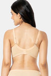 Amante Double Layered Non Wired Full Coverage Support Bra - Hazelnut — thumbnail 3