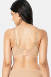 Amante Double Layered Non Wired Full Coverage Support Bra - Sandalwood — thumbnail 3