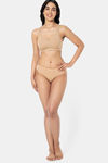 Amante Double Layered Non Wired Full Coverage Support Bra - Sandalwood — thumbnail 5