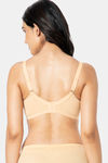 Amante Double Layered Non Wired Full Coverage Support Bra - Hazelnut — thumbnail 3