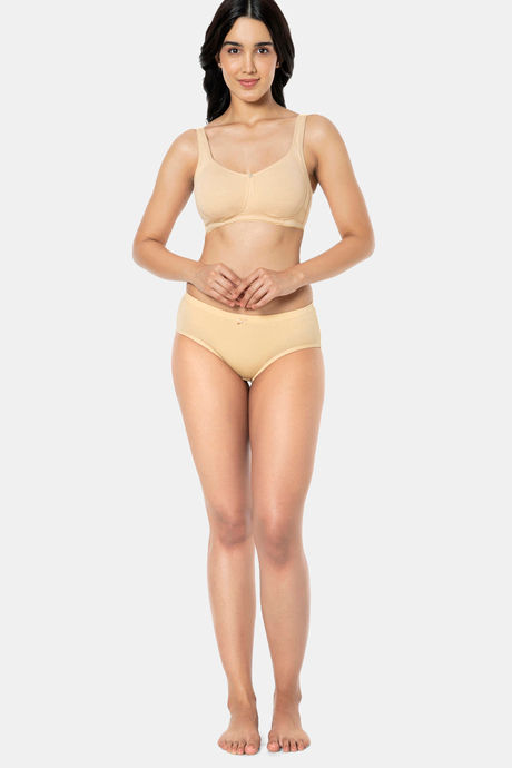 Amante Double Layered Non Wired Full Coverage Support Bra - Hazelnut — image 5